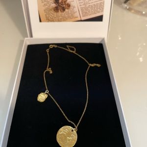 Alighieri “Summer night “ Gold-played necklace